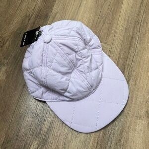 Torrid Women's Purple Quilted Baseball Happy Camper Hat Performance Sz S/M - New